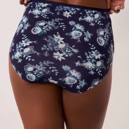 La Vie En Rose Navy Floral Print Panty image 2