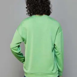 Ginger by Lifestyle Sage Green Printed Sweatshirt image 2