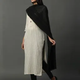 Aurelia Black Regular Fit Dupatta image 3