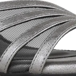 Inc 5 Striped Party Kitten Sandals with Buckles image 2