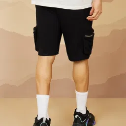 Styli Oversized Fit Utility Cargo Shorts with Zipper image 2