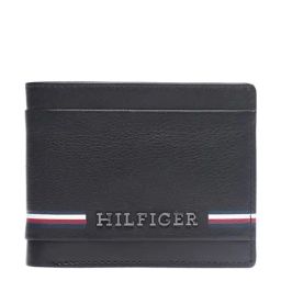 TOMMY HILFIGER Neapoli Black Casual Leather Bi-Fold Wallet for Men-picture-11