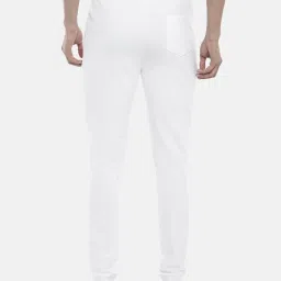 Ajile by Pantaloons White Cotton Slim Fit Printed Joggers image 2