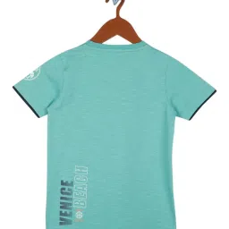 Monte Carlo Kids Green Printed T-Shirt image 2