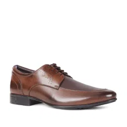 Bata Men's Brown Derby Shoes image 2