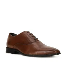 Bata Men's Brown Oxford Shoes image 2