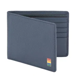 United Colors of Benetton Roan Navy Casual Leather Bi-Fold Wallet for Men image 2
