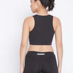 Clovia Multicolor Self Print Sports Bra (Pack of 2) image 2