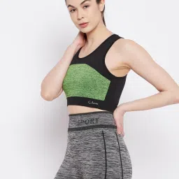 Clovia Multicolor Self Print Sports Bra (Pack of 2) image 3