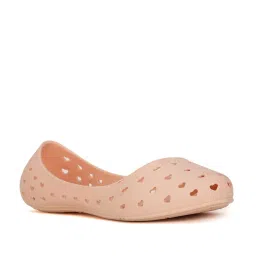 Bata Women's Peach Flat Ballets image 2