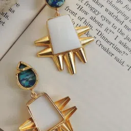 Johori Multicolor Dangler Earrings image 2