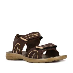 Bata Men's Brown Floater Sandals image 2