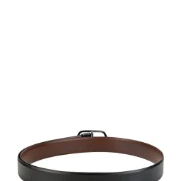 Teakwood Leathers Black & Brown Solid Reversible Belt image 2