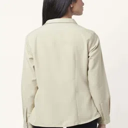 Annabelle by Pantaloons Beige Regular Fit Shirt image 2