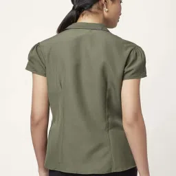 Annabelle by Pantaloons Green Regular Fit Shirt image 2