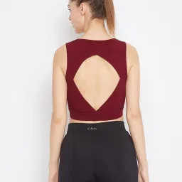 Clovia Multicolor Sports Bra (Pack of 2) image 2