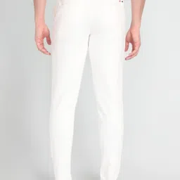 U.S. Polo Assn. Denim Co. White Cotton Regular Fit Trackpants image 2