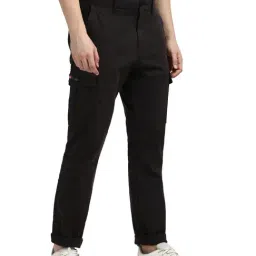 Tommy Hilfiger Black Regular Fit Cargos image 4