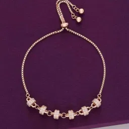 Kai Jewel Sterling Silver Rose Gold Elegance Sparkle Bracelet-image-30