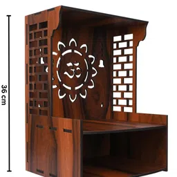 Gojeeva Brown Wall Mounted Temple image 2