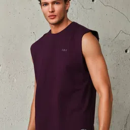 Hubberholme Men Solid Sleeveless T-shirt-picture-47