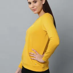 Allen Solly Yellow Regular Fit Sweatshirt image 3