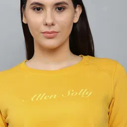 Allen Solly Yellow Regular Fit Sweatshirt image 5