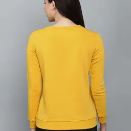 Allen Solly Yellow Regular Fit Sweatshirt image 2