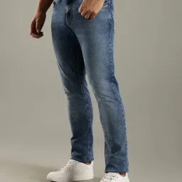 Tommy Hilfiger Blue Cotton Slim Fit Jeans image 3