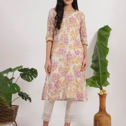 W White Printed Kurtas-picture-35