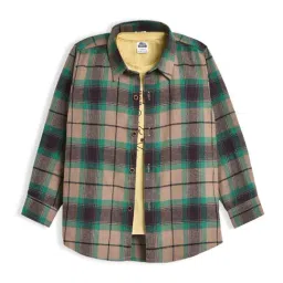 Miarcus Boys Multicolor Cotton Chequered Shirt with T-Shirt Set image 2