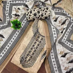 Maroosh Embroidered Pure Cotton Unstitched Dress Material-picture-21