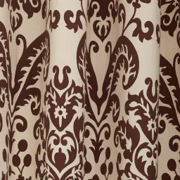 Swayam Brown Ethnic Eyelet Door Curtain - Single Piece (7 Ft) image 3