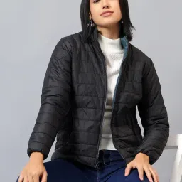 Cantabil Black Solid Full Sleeves Casual Jacket-picture-11