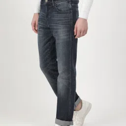 Wrangler Mid Indigo Cotton Regular Fit Jeans image 3