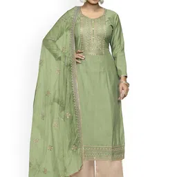 HERE&NOW Embroidered Unstitched Dress Material-picture-18