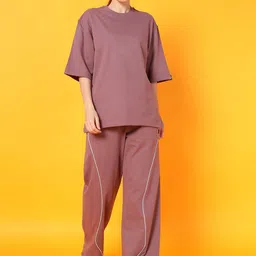 PockMAN Drop-Shoulder Sleeves Bio Finish Cotton Oversized T-shirt image 4