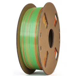FiLAMONT 3 In 1 Color 3D Printer Filament Silk PLA Orange, Blue and Green image 3
