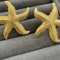 Estailo fashion Gold Plated Animal Shaped Studs image 5