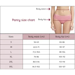 ECOMAMA Organic Cotton & Bamboo Anti Microbial Soft Over The Bump Panties Floral Print Pack of 2 - Blue Pink image 3