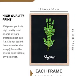 Kotart Brown & Black 3 Pieces Wooden Floral and Botanical Wall Arts image 5