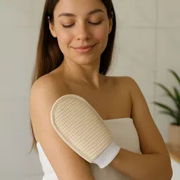 ALLURE Exfoliating Bathing Gloves for Deep Cleansing & Smooth Skin-image-3