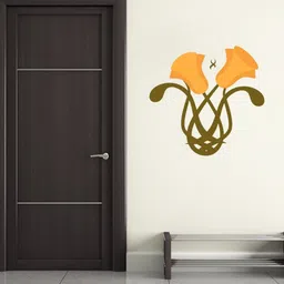 rawpockets Multicoloured Decorative Flower Wall Stickers image 1