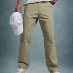 The Roadster Life Co. Men Mid-Rise Pure Cotton Straight Fit Chinos-picture-33