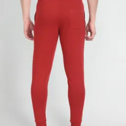 U.S. Polo Assn. Denim Co. Maroon Cotton Regular Fit Joggers image 2