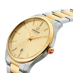 Hanowa Simmen Yellow Gold Dial Analog Unisex Watch - HAWUH0001760 image 2