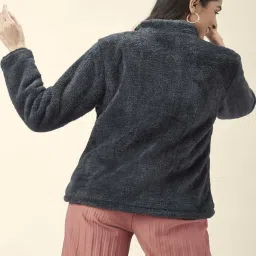 Honey by Pantaloons Grey Regular Fit Jacket image 2