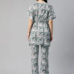 Cottinfab Grey Printed Co-Ord Set image 2