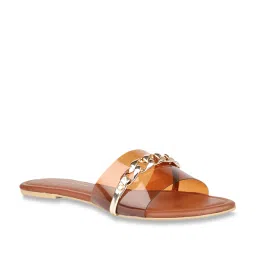 Design Crew Women's Brown Casual Sandals image 2