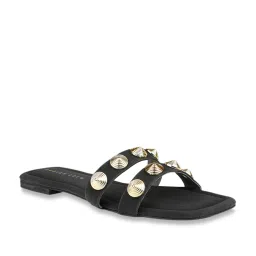 Design Crew Women's Black Casual Sandals image 2